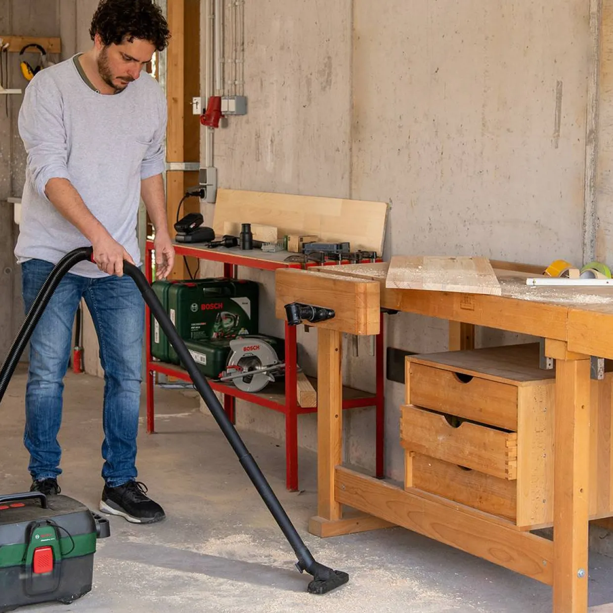 AdvancedVac 18V-8 Våt-/Torrsugare 8L med Blåsfunktion