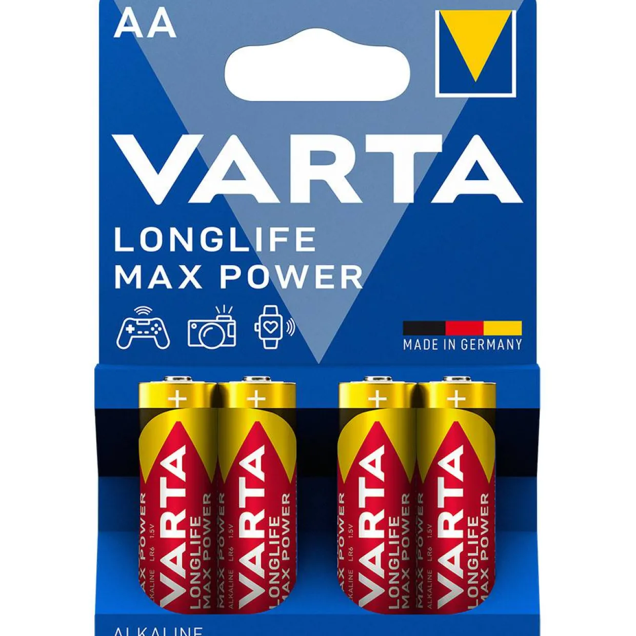 Alkaliska Max Power LR6/AA 4-Pack