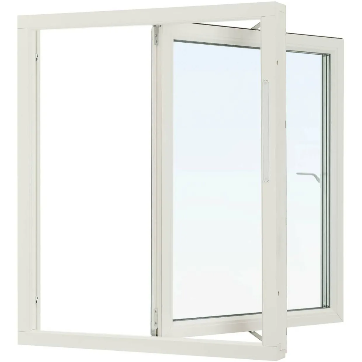 Aluminiumbeklätt Trä 3-Glas
