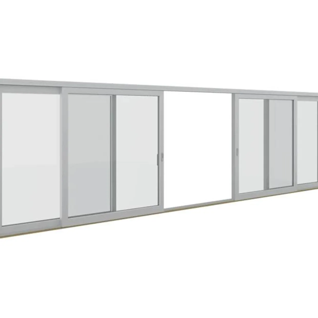 Aluminium 4-delad