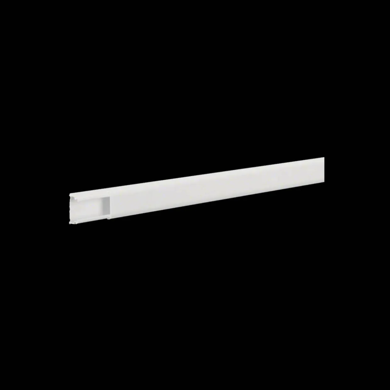 ATA 13 x 24 mm 2,1 meter med Dubbelhäftande Tejp PVC Vit RAL 9016