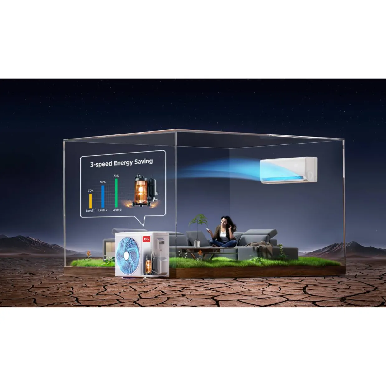 BreezeIN 2.0 P9 S18P9S1 Värme 5,6kW A++ med inbyggd AC-funktion