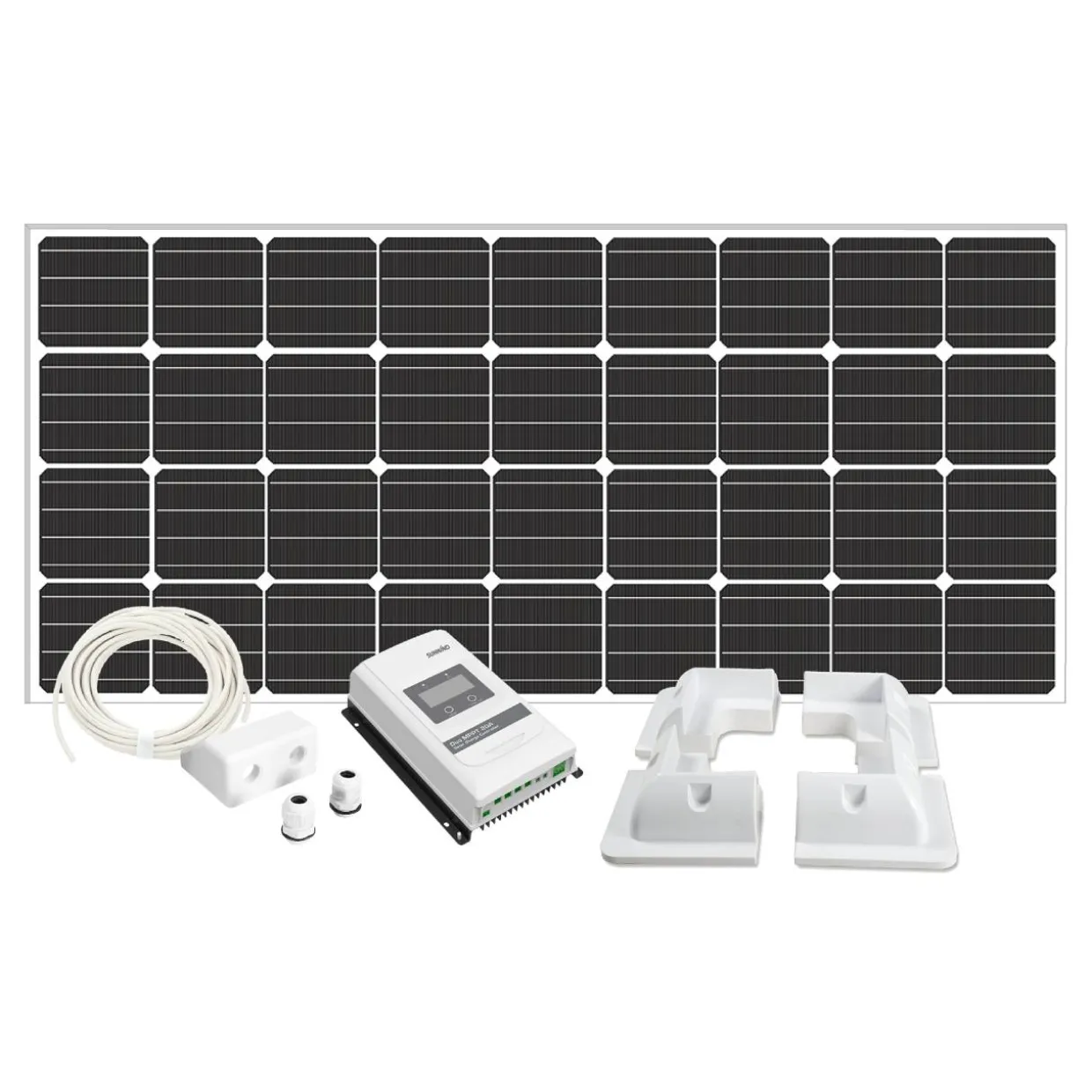 Caravan 200W MPPT, hörn