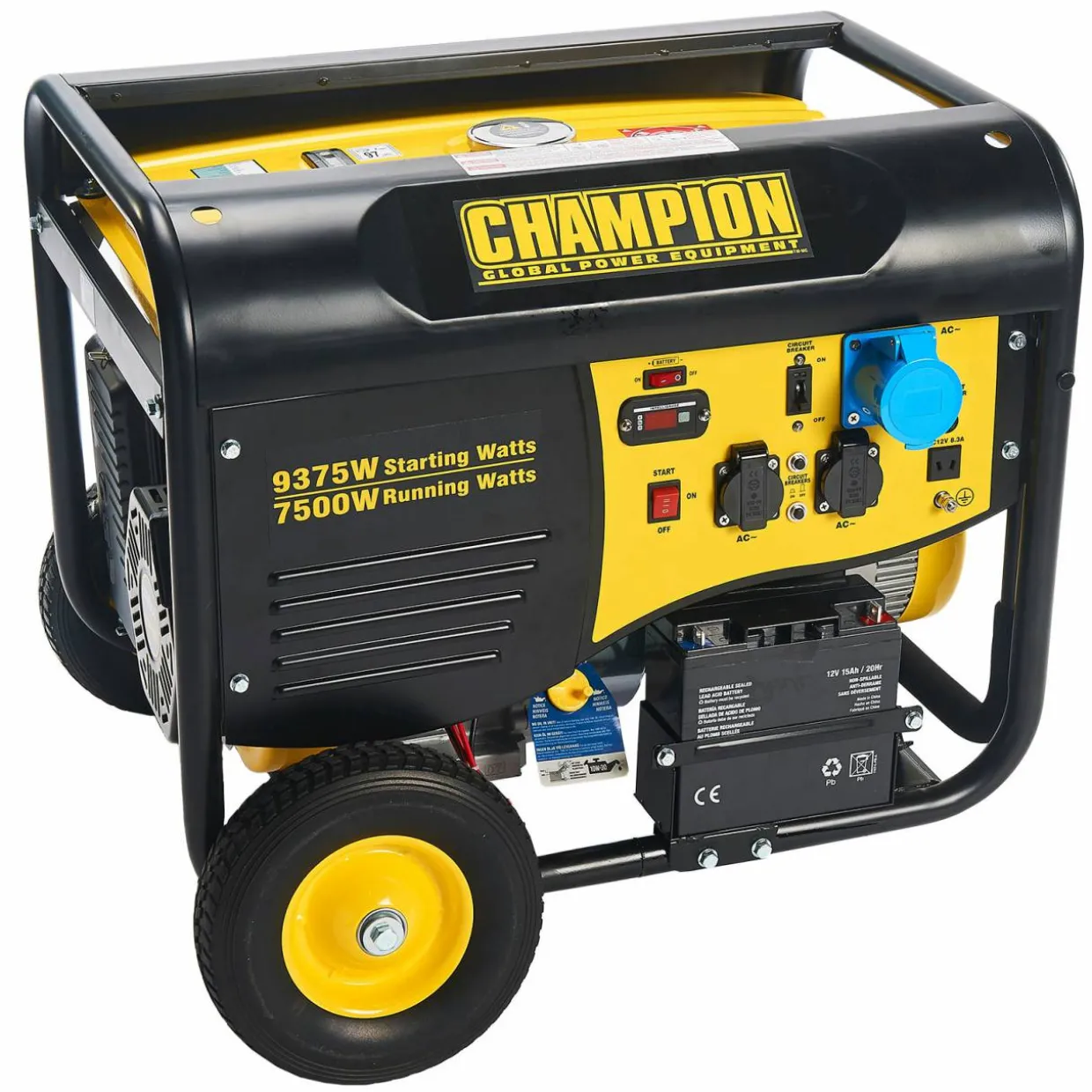 CPG9000E2 8kW 1-fas bensin med fjärrstart