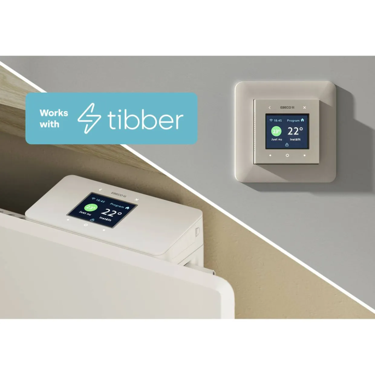 EB-Therm 500 Wifi-Ansluten Golvvärmetermostat