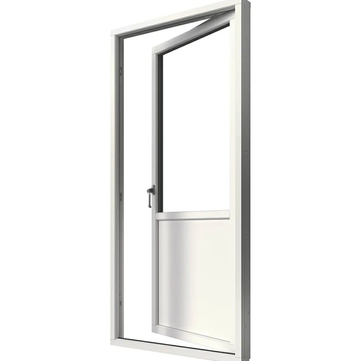 Elit Retro 3-Glas Aluminium