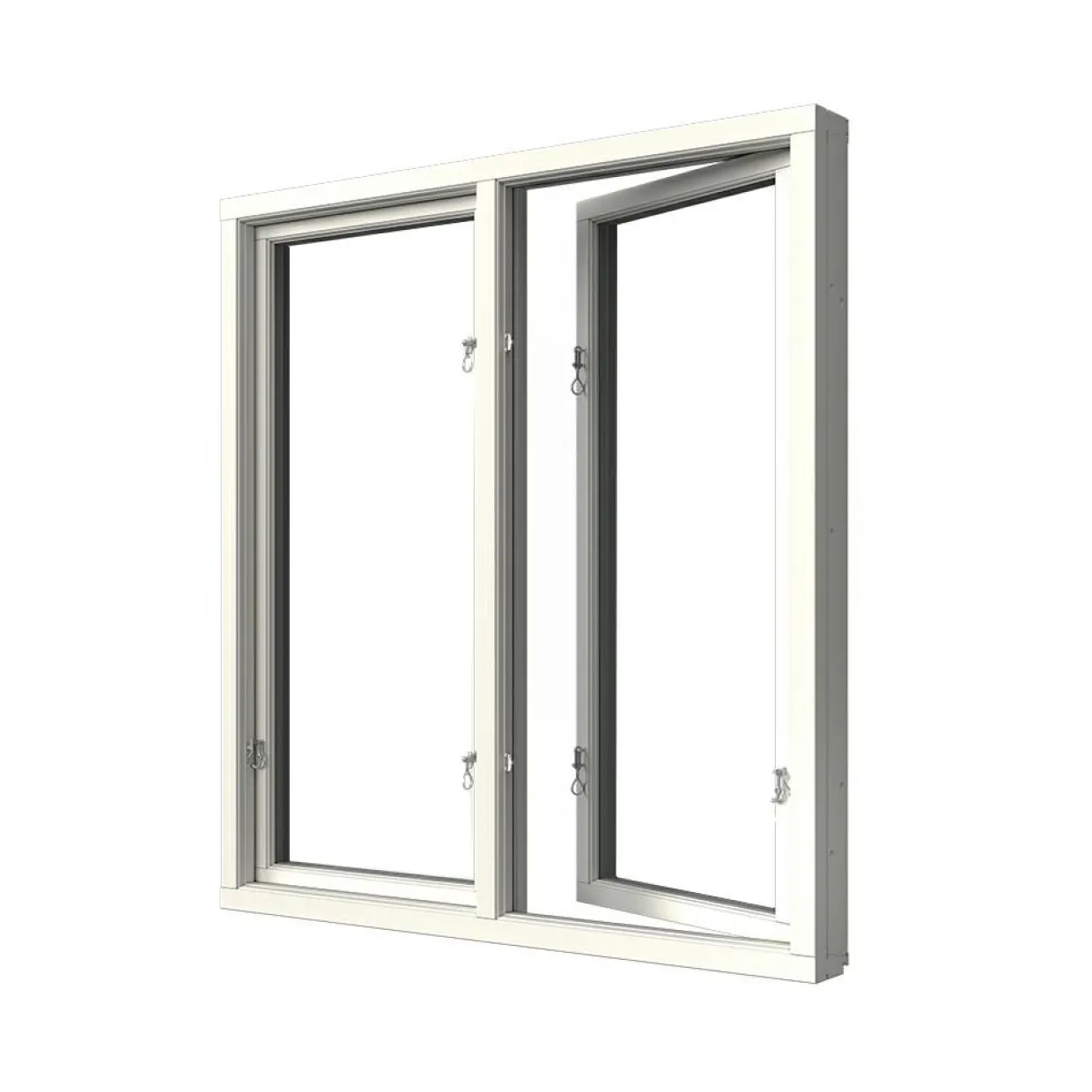 Elit Retro 3-Glas Aluminium 2-Luft