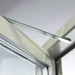 Enkeldörr 3-Glas Aluminium