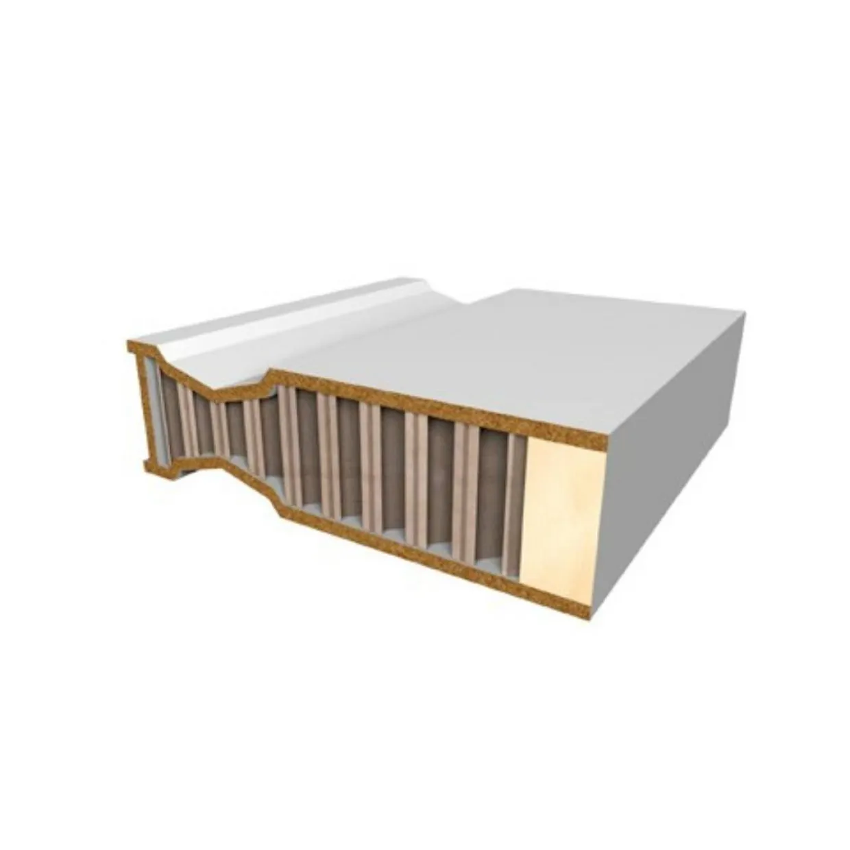 Formpressad 3 Vit