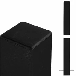 för Nedgjutning Svart 208 cm