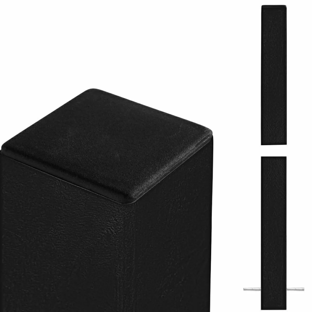 för Nedgjutning Svart 208 cm