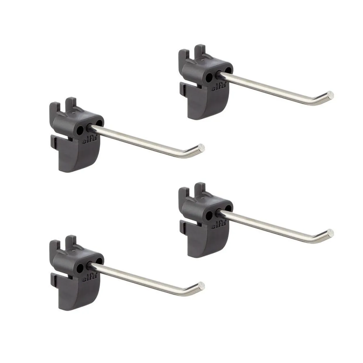 Garage+ Lång Rak 4-pack