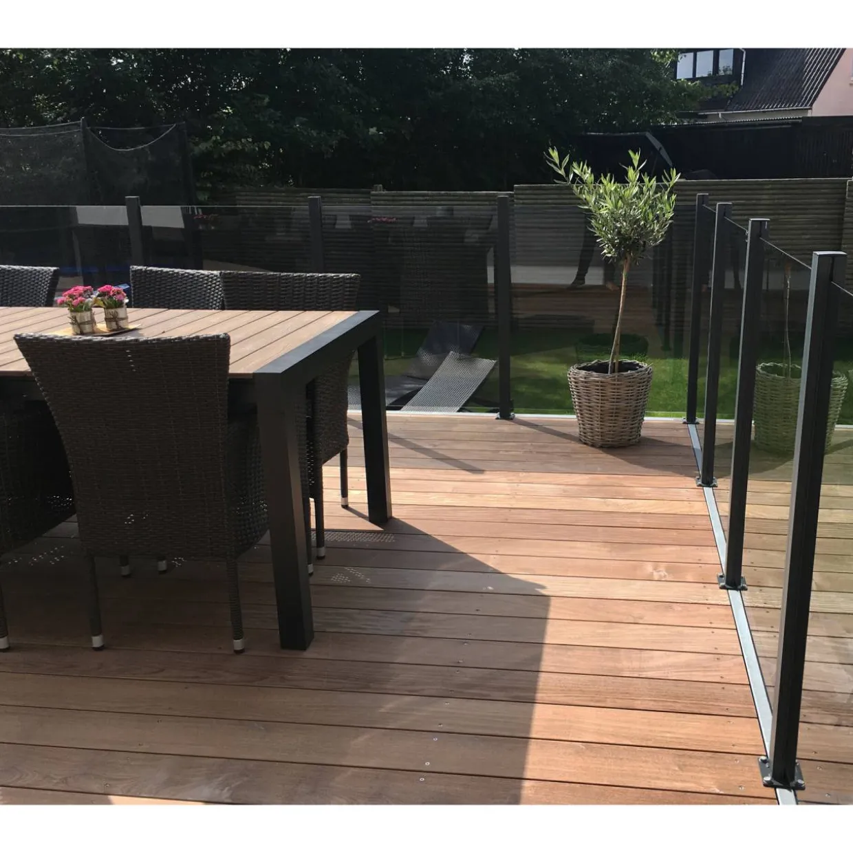 Glas Med Aluminiumskena 1500x950