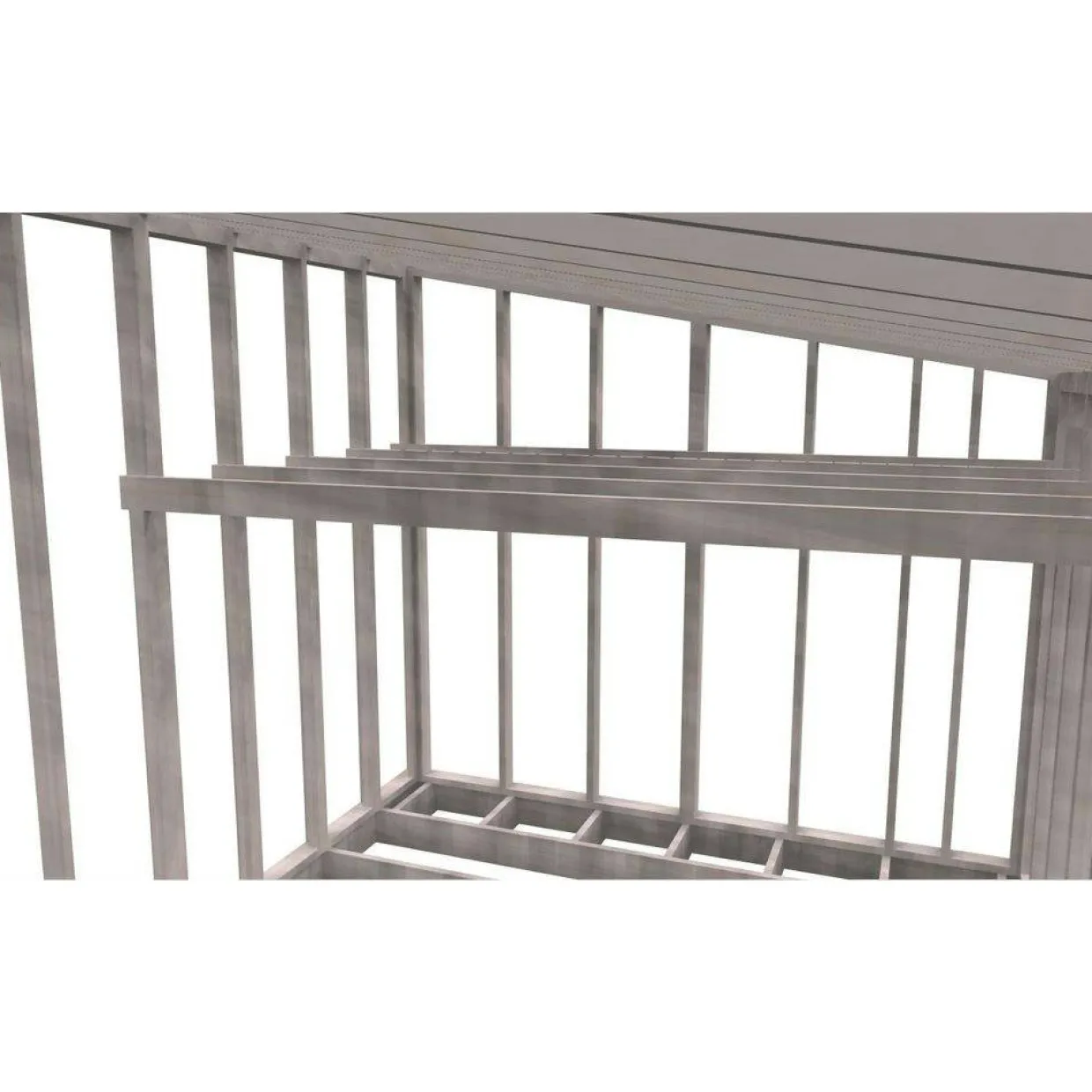 10 grader med Loft 7200x3940 mm Färdiga Sektioner