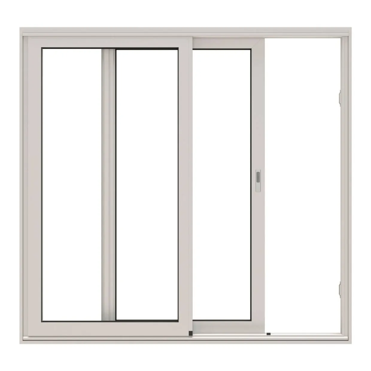 HelAlu Aluminium 2-Delad Dubbelspår