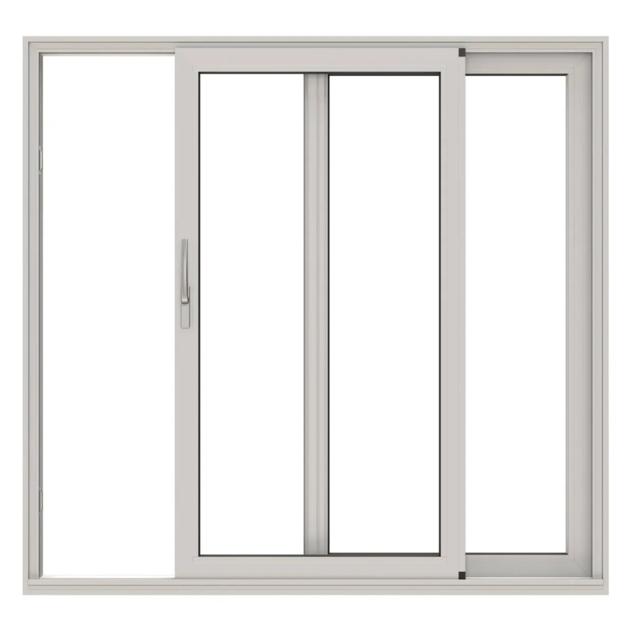 HelAlu Aluminium 2-Delad Dubbelspår