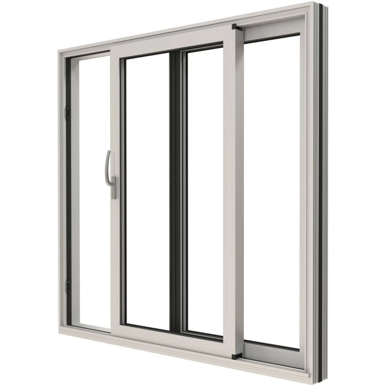 HelAlu Aluminium 2-Delad Dubbelspår