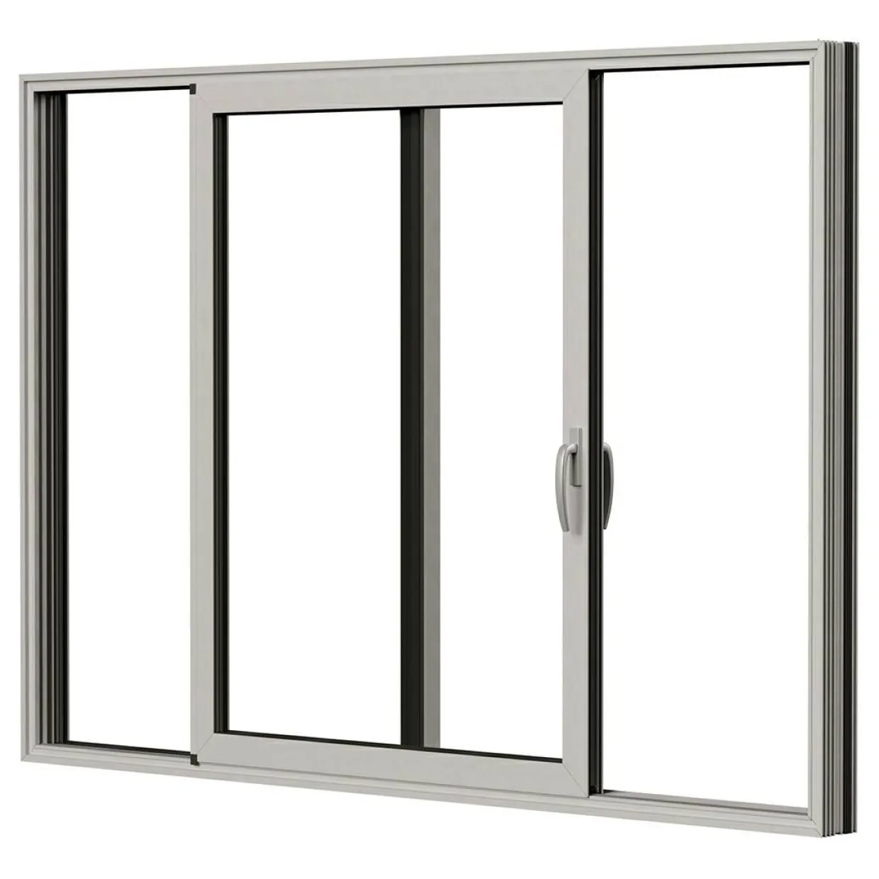 HelAlu Aluminium 2-Delad Enkelspår