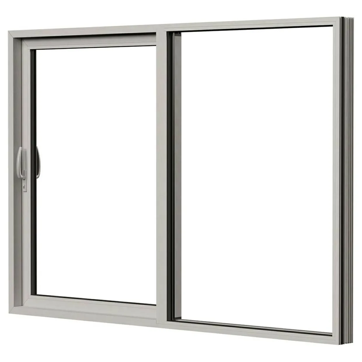 HelAlu Aluminium 2-Delad Enkelspår