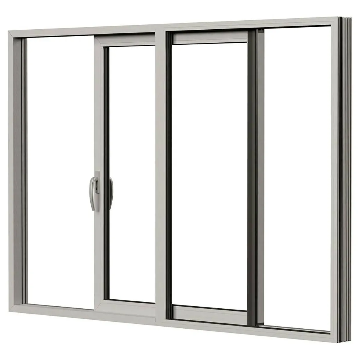 HelAlu Aluminium 2-Delad Enkelspår