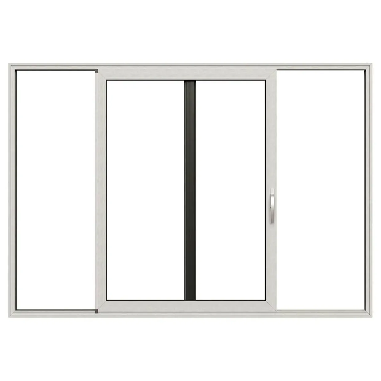 HelAlu Aluminium 2-Delad Enkelspår