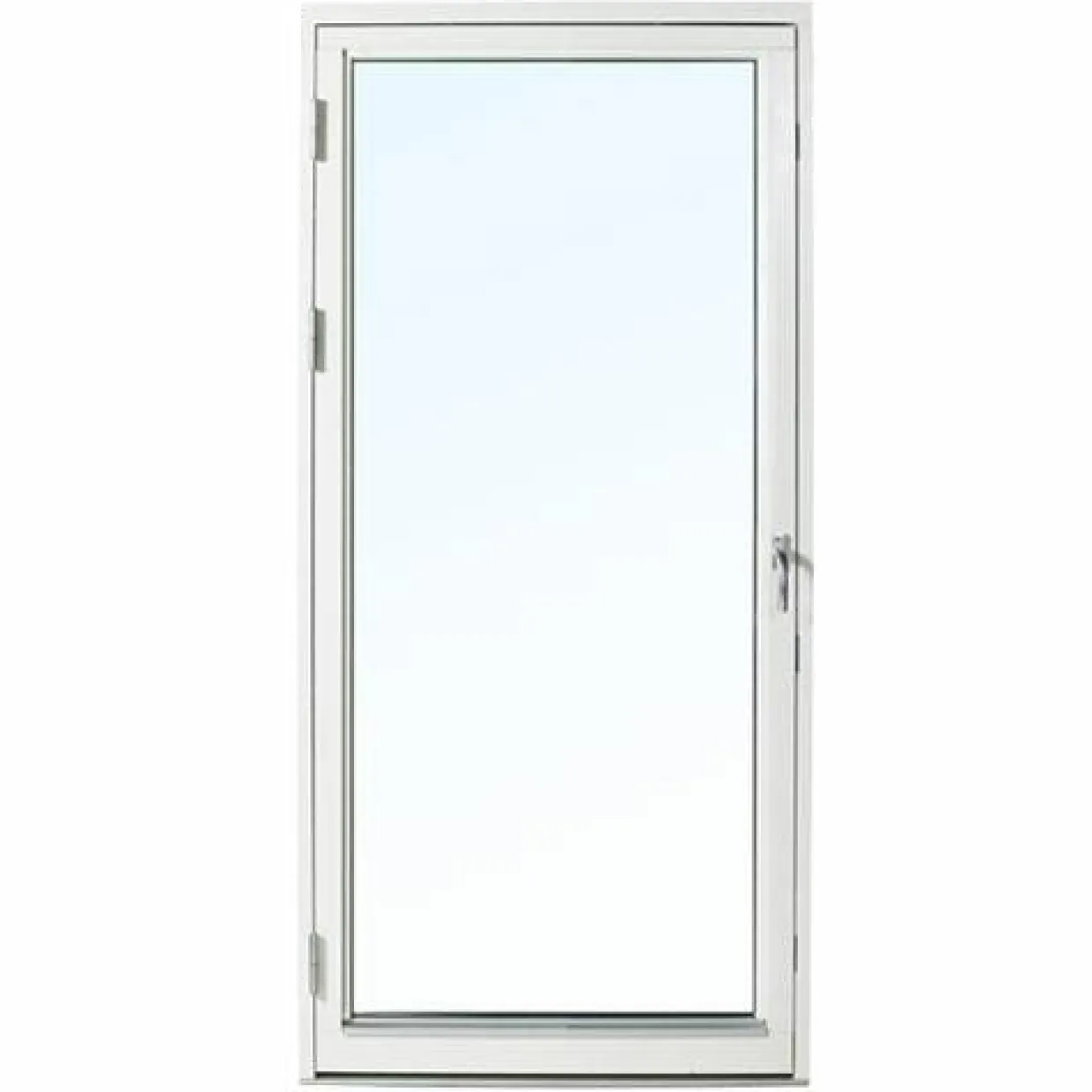 Helglasad Enkeldörr 3-Glas Aluminium