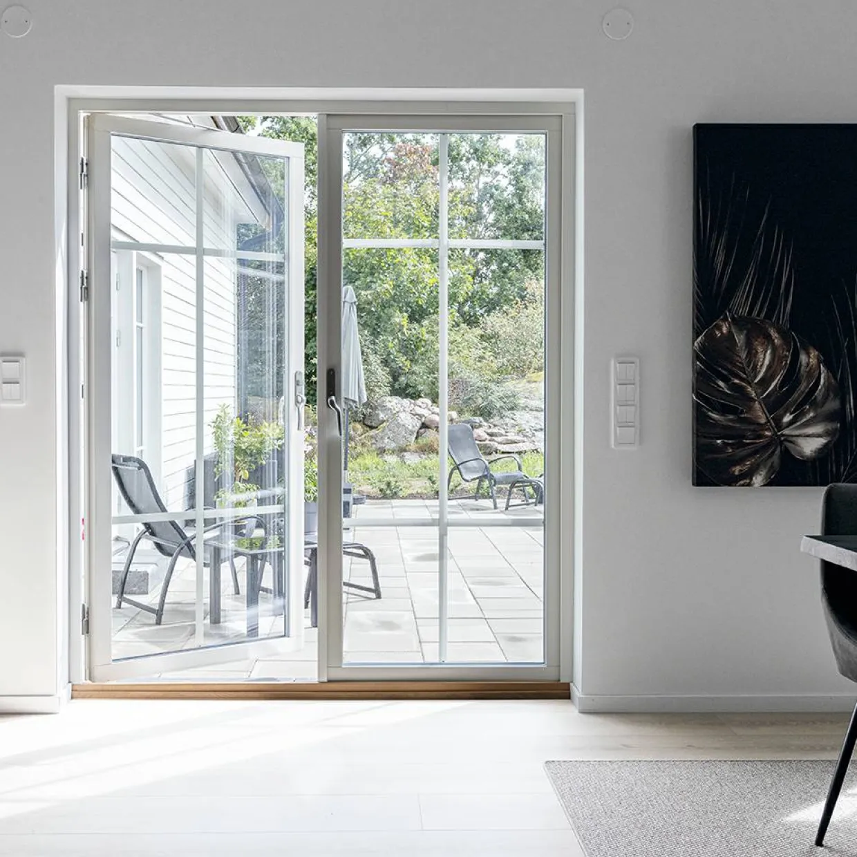 Helglasad 3-Glas Aluminium