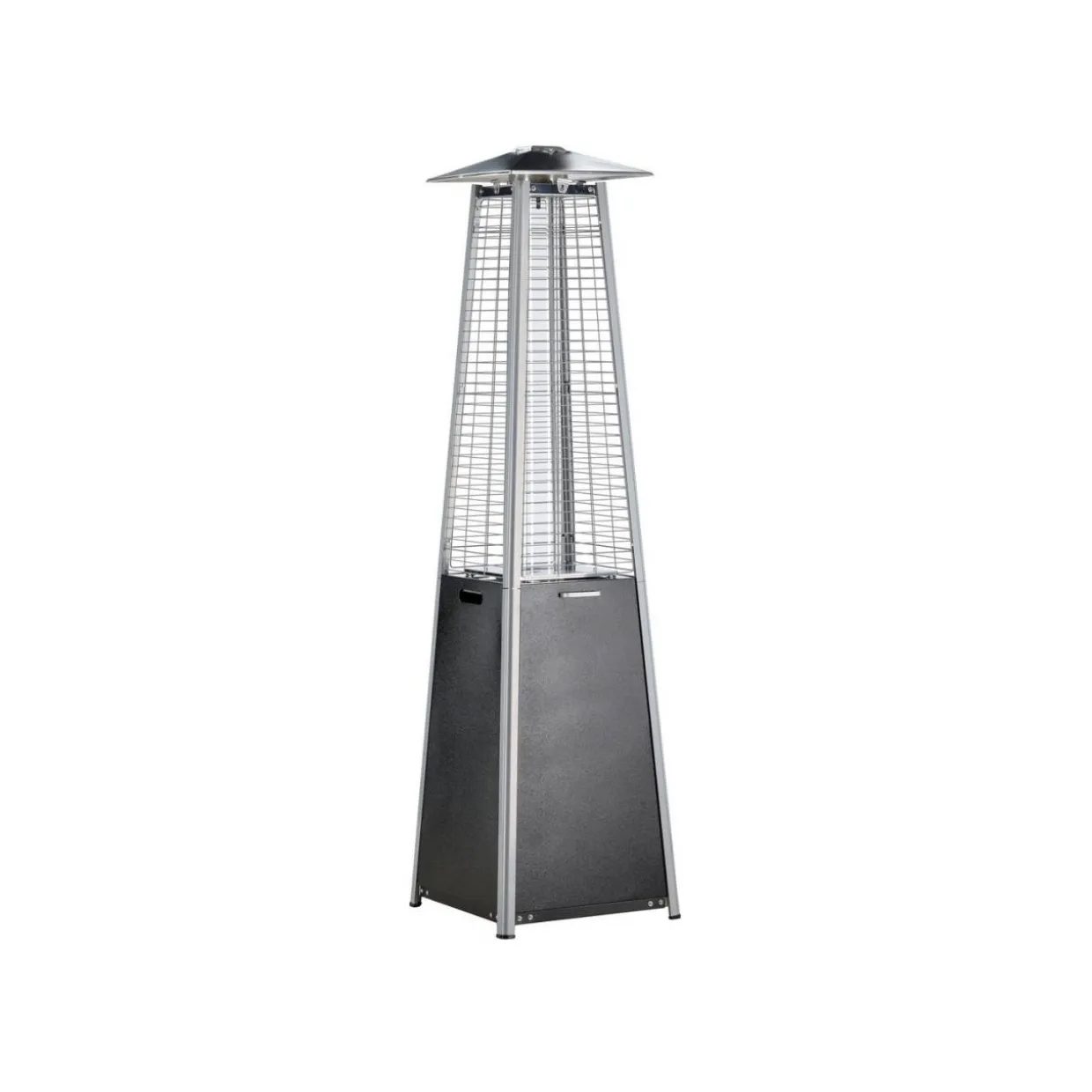 Hottie Square, Stående Gasolvärmare Utomhus i Aluminium