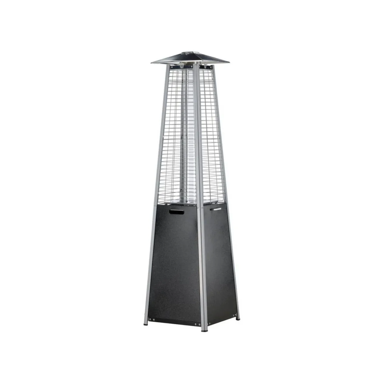 Hottie Square, Stående Gasolvärmare Utomhus i Aluminium