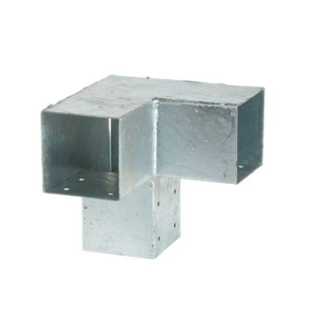Hörnbeslag dubbelt - till 9x9 cm stolper