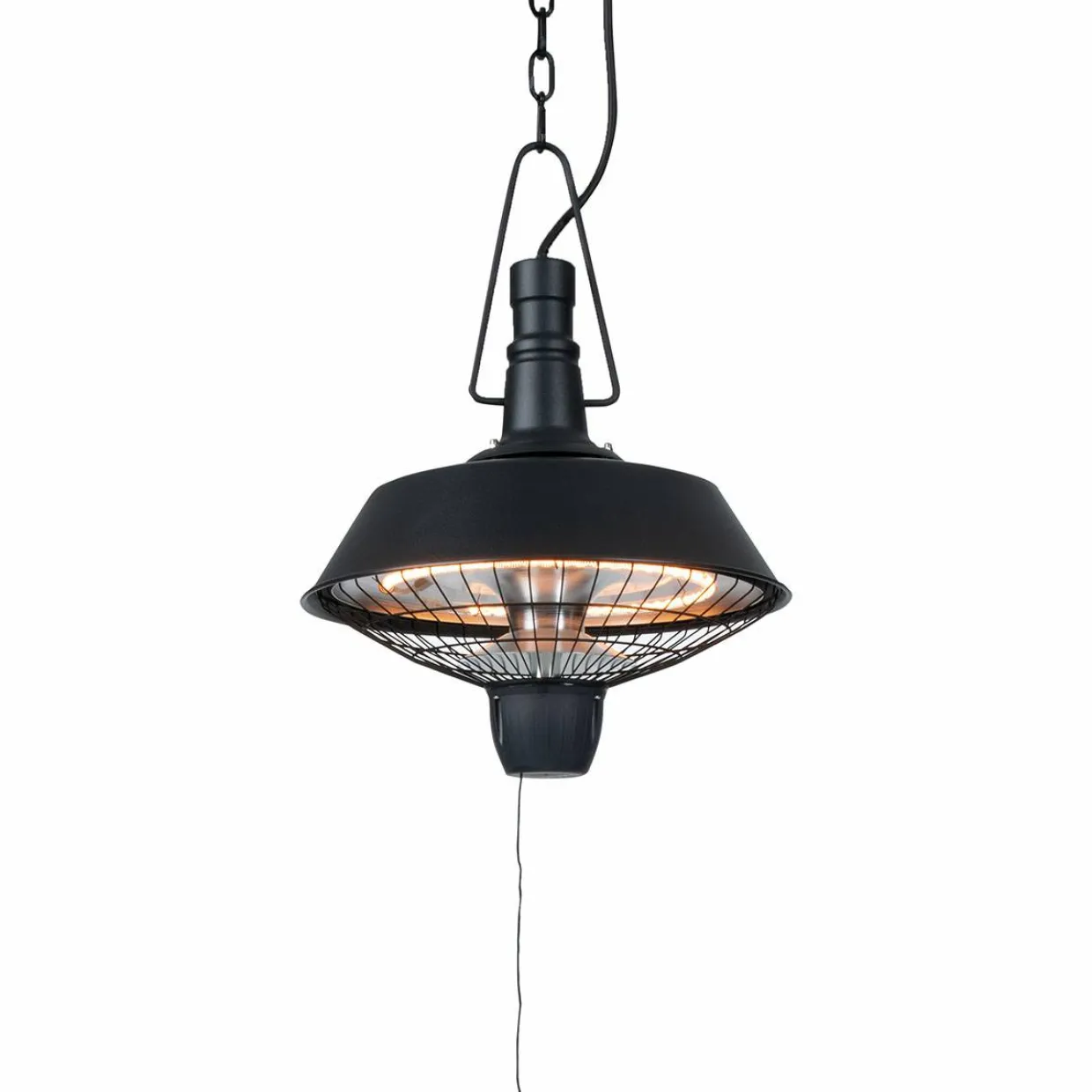 Indus RSH16, Infravärmare för Balkong & Terrass, Svart 3000W