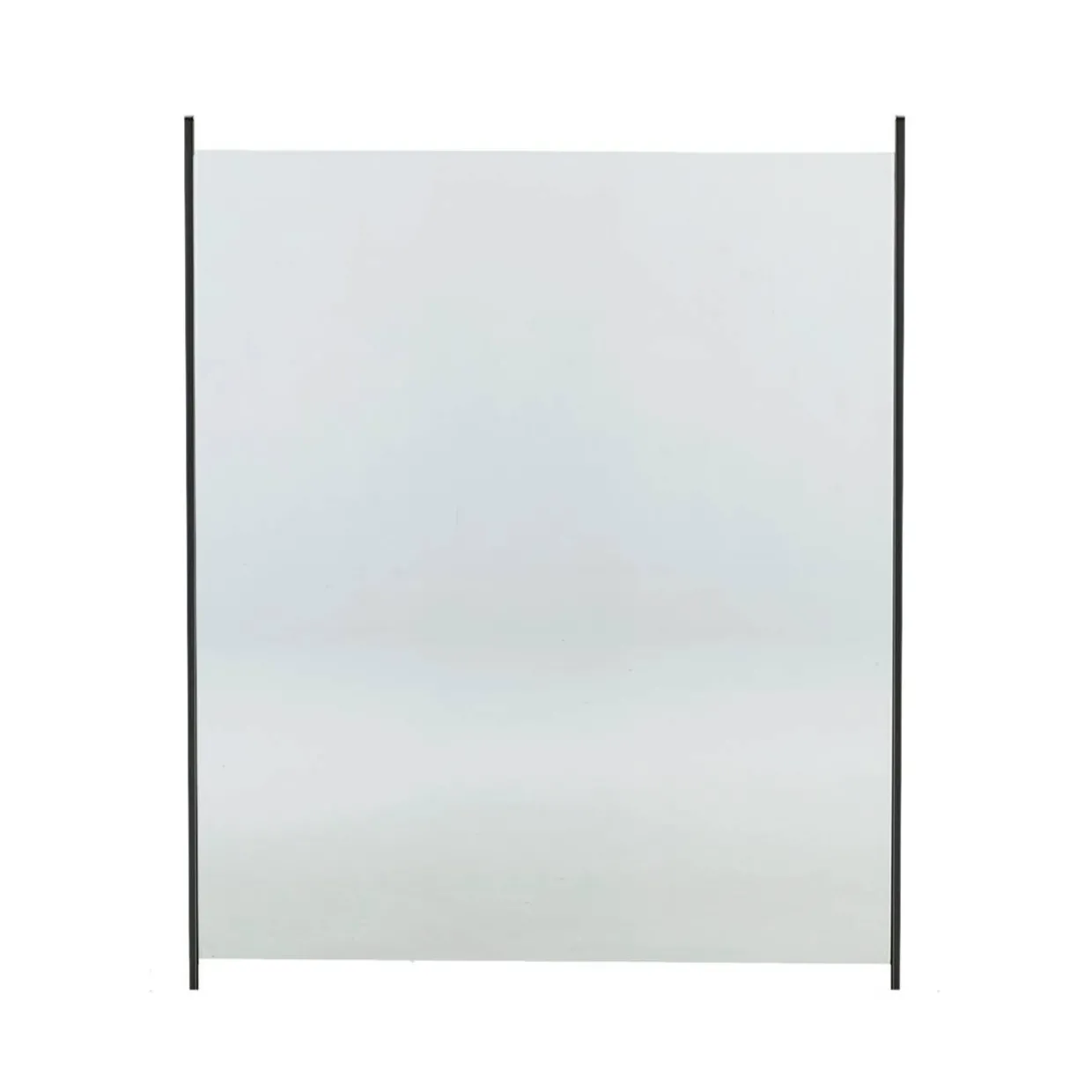 Klarglas med Aluminiumskena 1000 mm