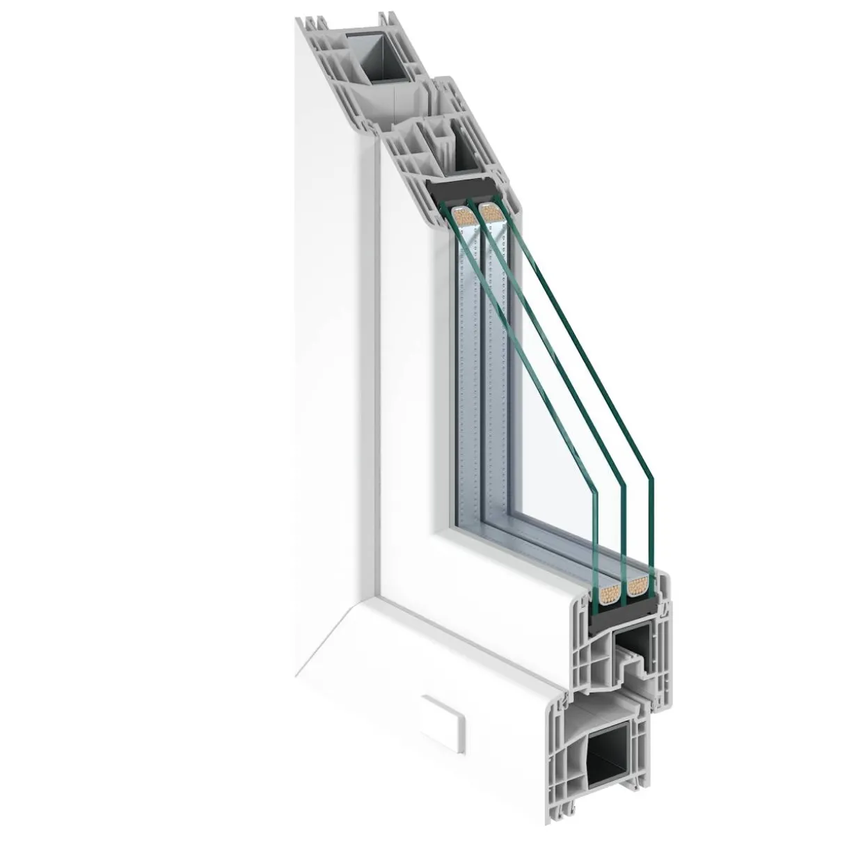Konstant PVC 3-glas