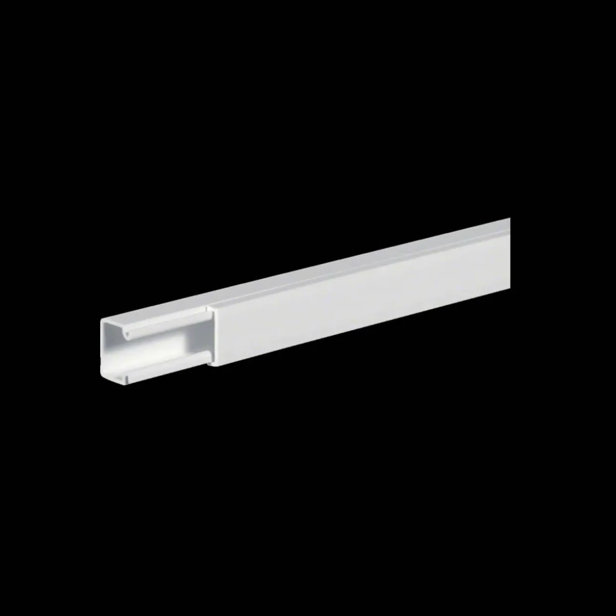 LF 10 x 12 mm 2 meter PVC Vit RAL 9016