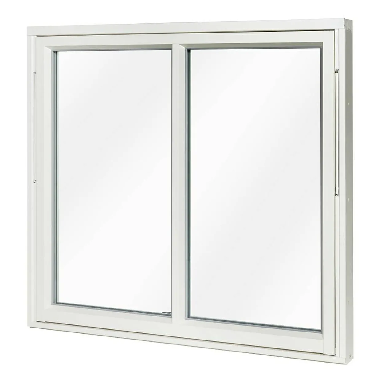 Med Mittpost 3-Glas Alumnium