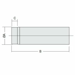 1000 mm Svart 120