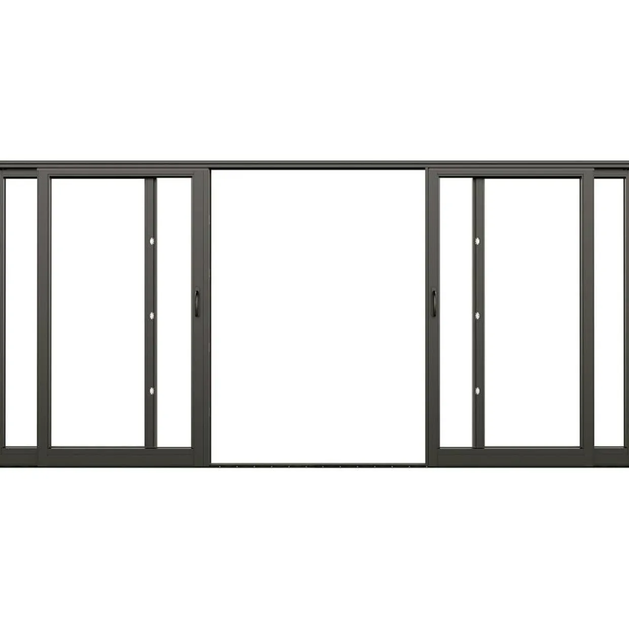 NTech Aluminium 4-Delad BlackLine Svart
