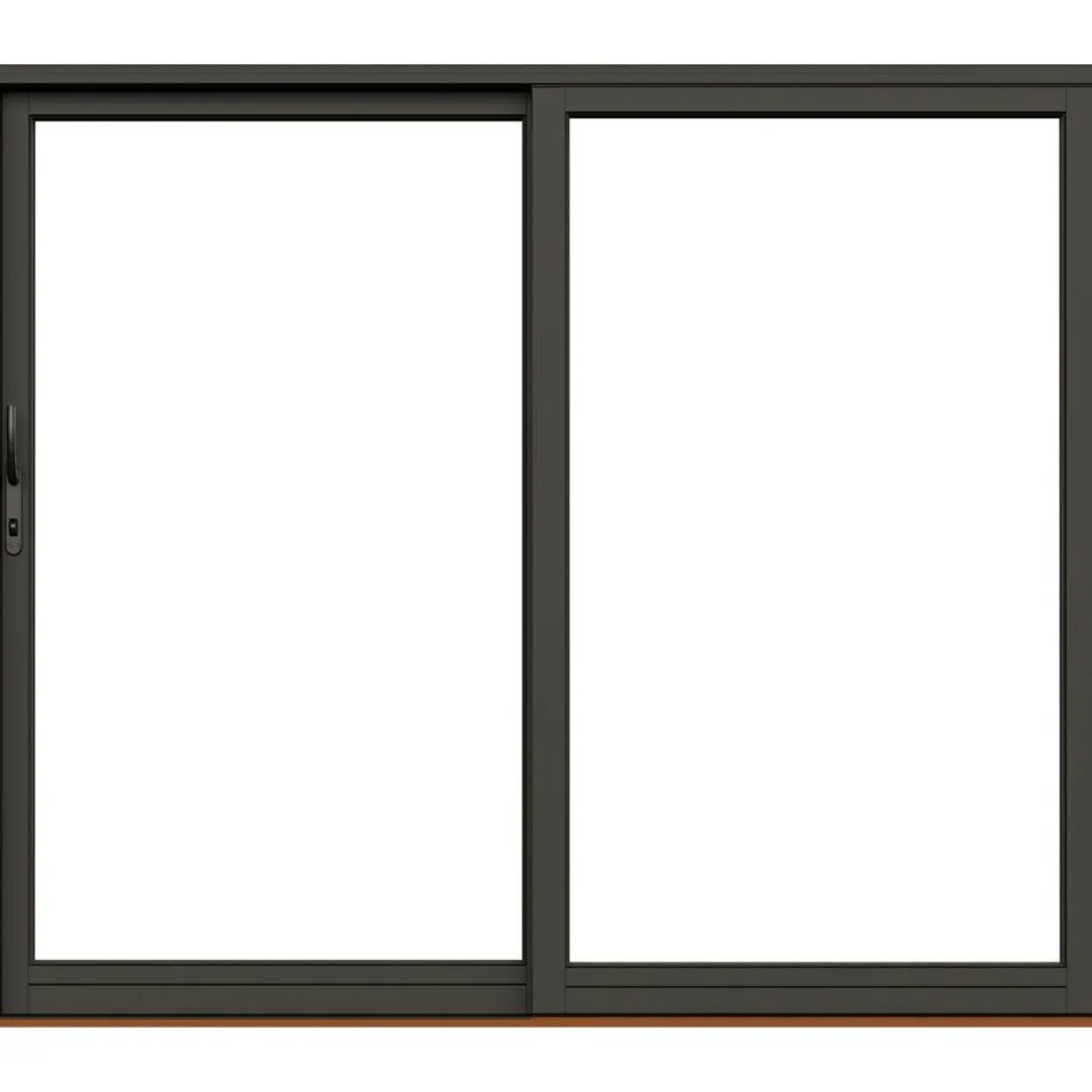 NTech Aluminium 2-Delad BlackLine Svart