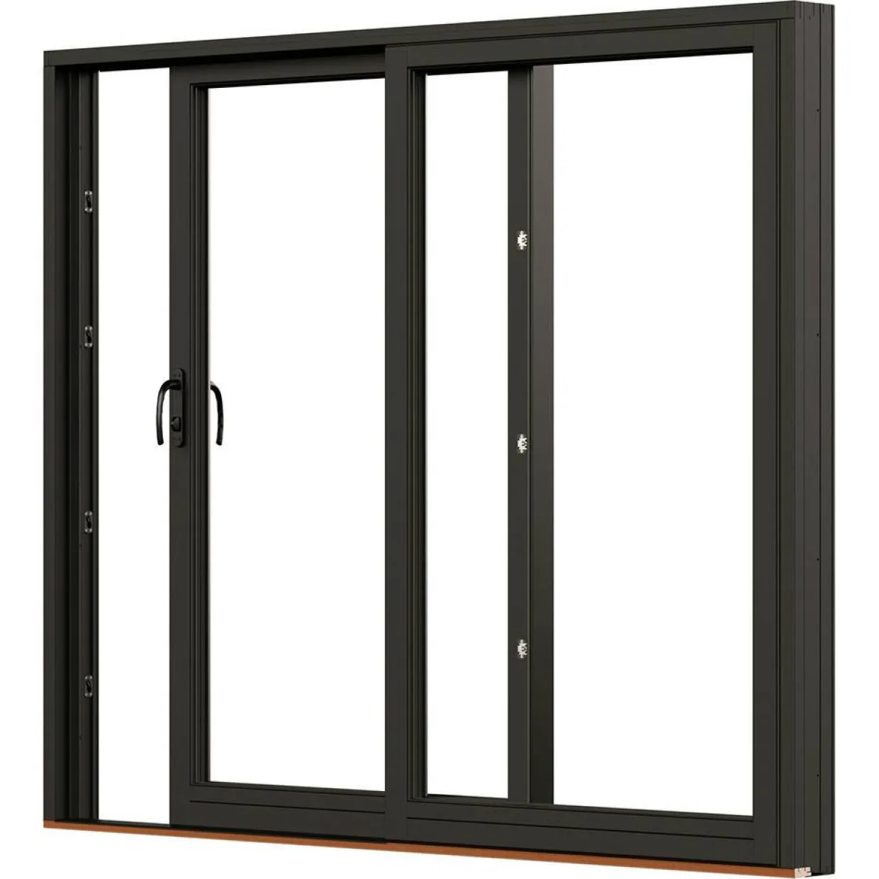 NTech Aluminium 2-Delad BlackLine Svart