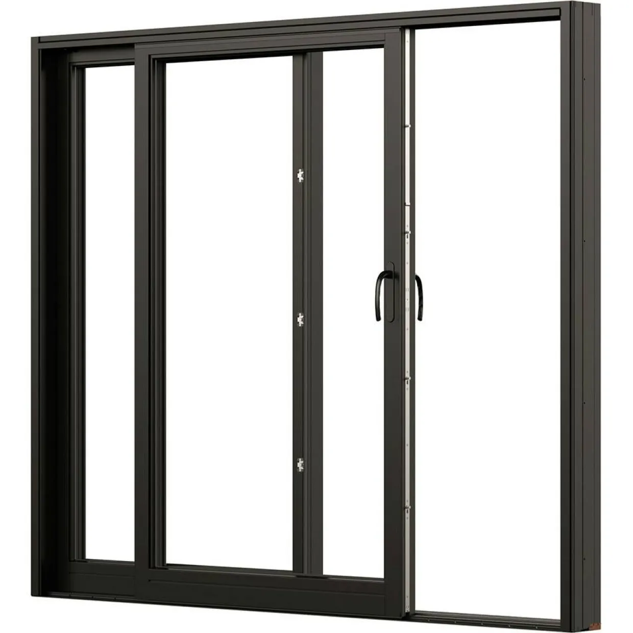 NTech Aluminium 2-Delad BlackLine Svart