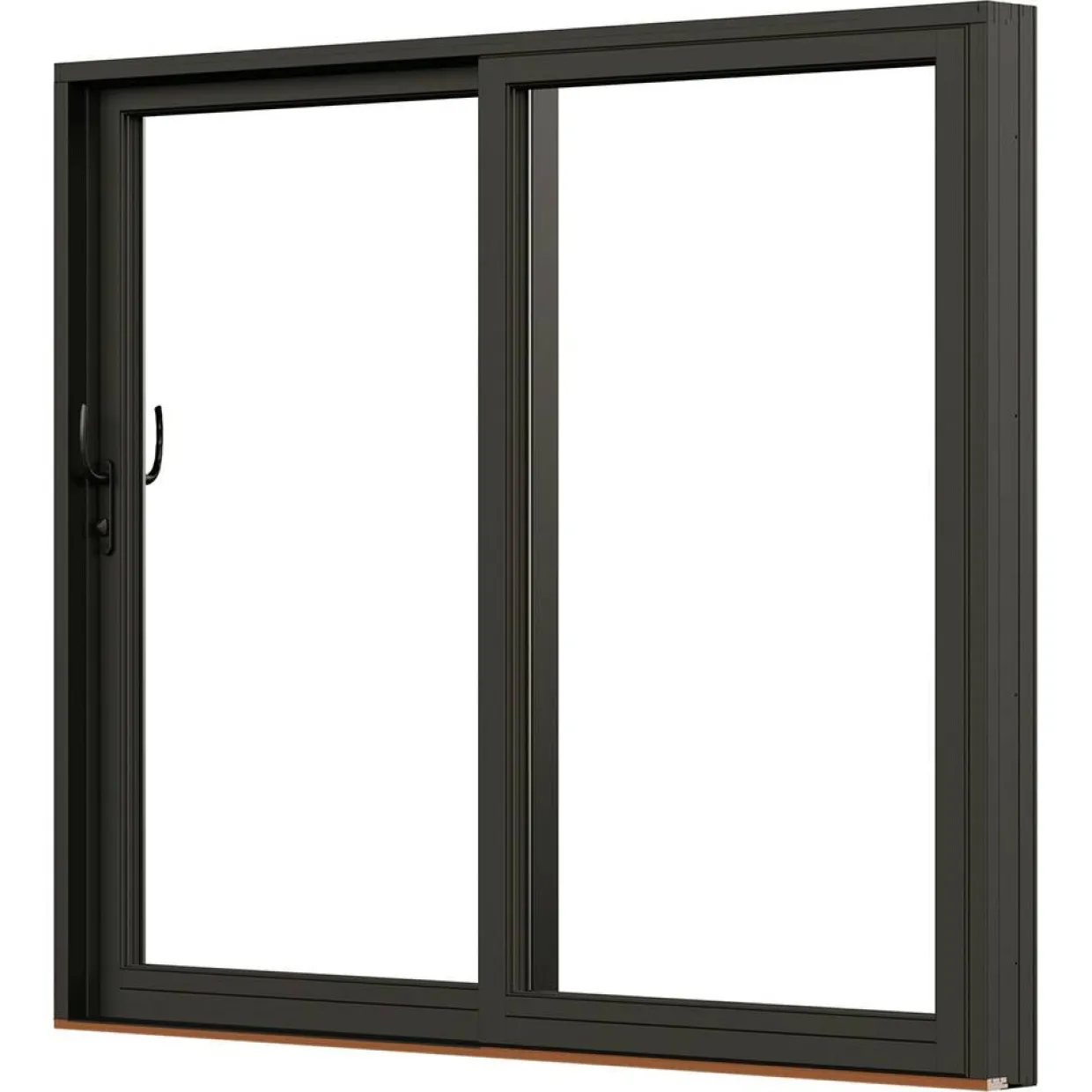 NTech Aluminium 2-Delad BlackLine Svart