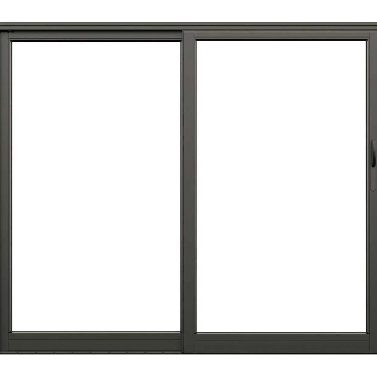 NTech Aluminium 2-Delad BlackLine Svart