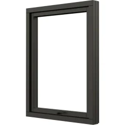 NTech 3-Glas Aluminium BlackLine Svart