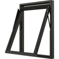 NTech 3-Glas Aluminium BlackLine Svart