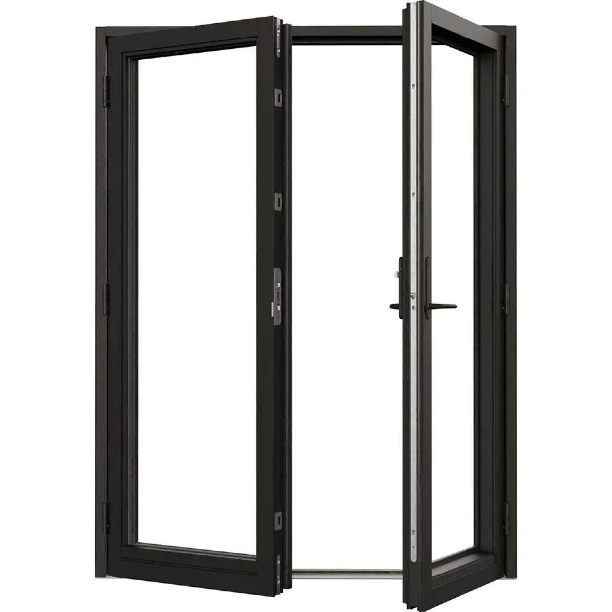 NTech Helglasad Aluminium BlackLine Svart