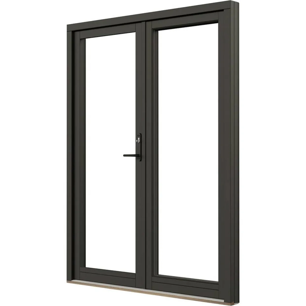 NTech Helglasad Aluminium BlackLine Svart