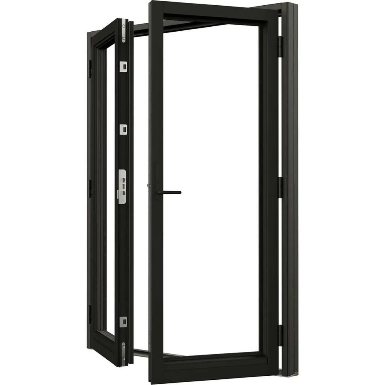 NTech Helglasad Aluminium BlackLine Svart