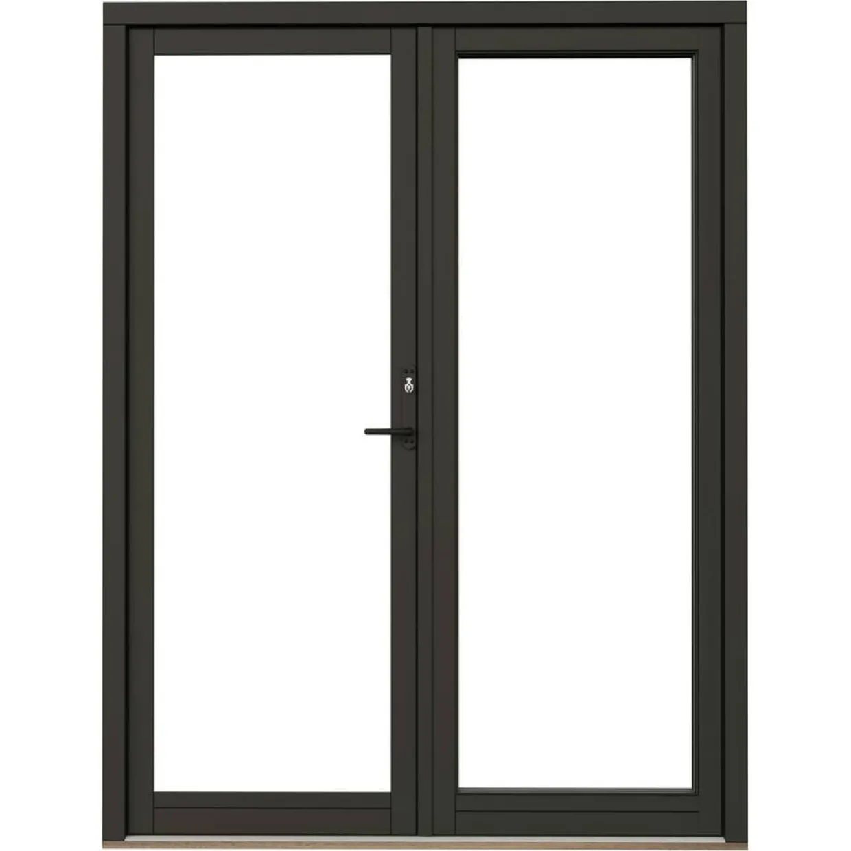 NTech Helglasad Aluminium BlackLine Svart