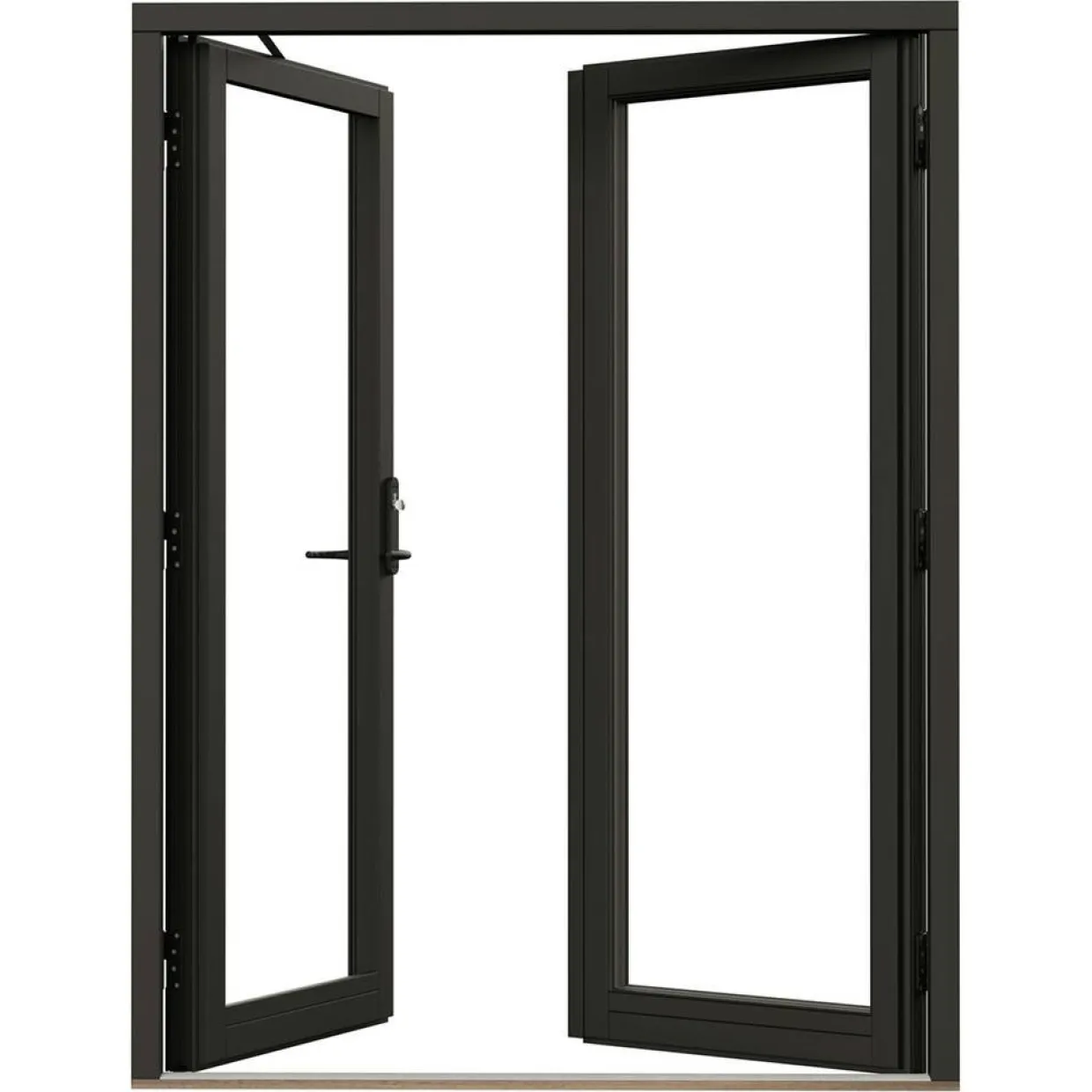 NTech Helglasad Aluminium BlackLine Svart