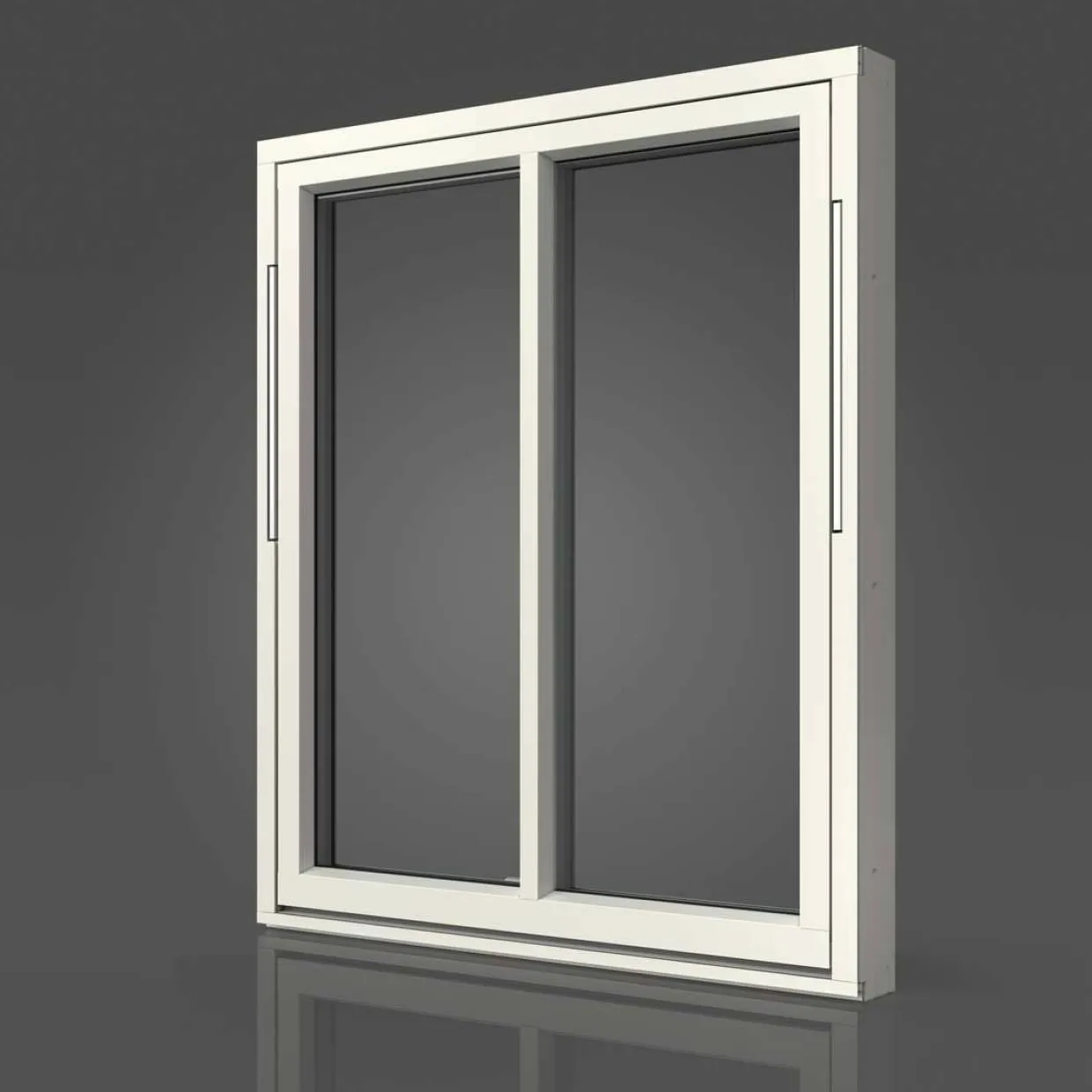 Original Alu 100 3-Glas Bågpost Lagerfört